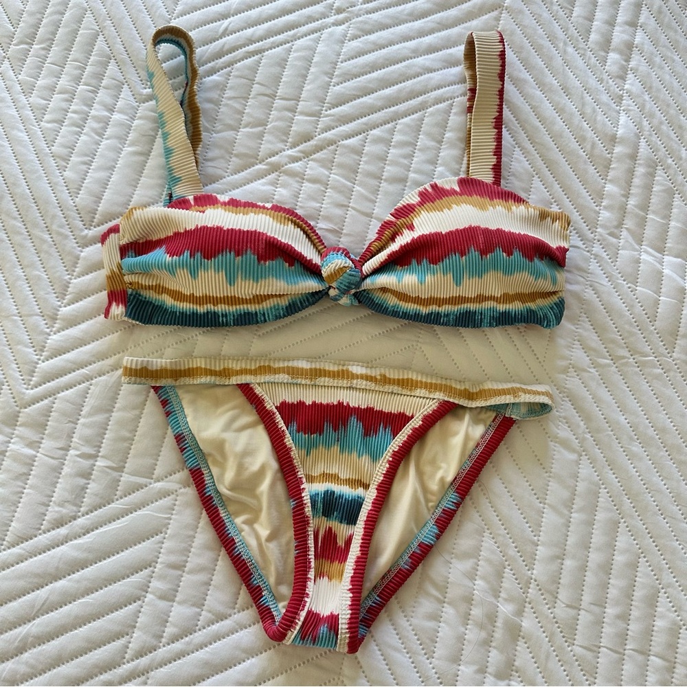 Beach Riot Bikini - Primary Dip Dye - Picture 3 of 6